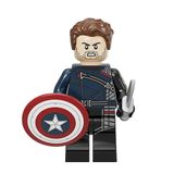 12 Pces / Conjunto Marvel Mounted Minifigures Building Blocks Set