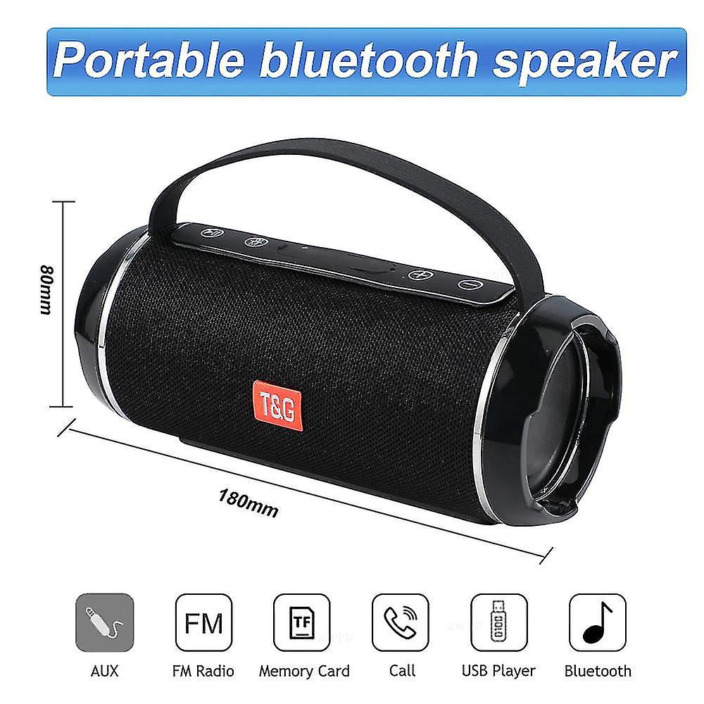 Impermeável Portátil Sem Fio Bluetooth Speaker (preto) (one S