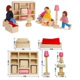 Casa De Bonecas Móveis E Acessórios, Dollhouse De Madeira Diy
