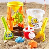 Crianças Praia Brinquedo Set Cartoon Carrinho Pá Areia Água Brinquedos