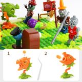 Plantas Vs Zumbis Definir Ação De Brinquedo E Figuras Blocos De Construção