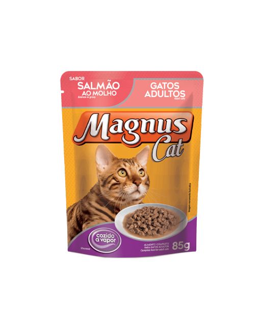 Sache Magnus Gatos Adultos Sabor Salmão 85g