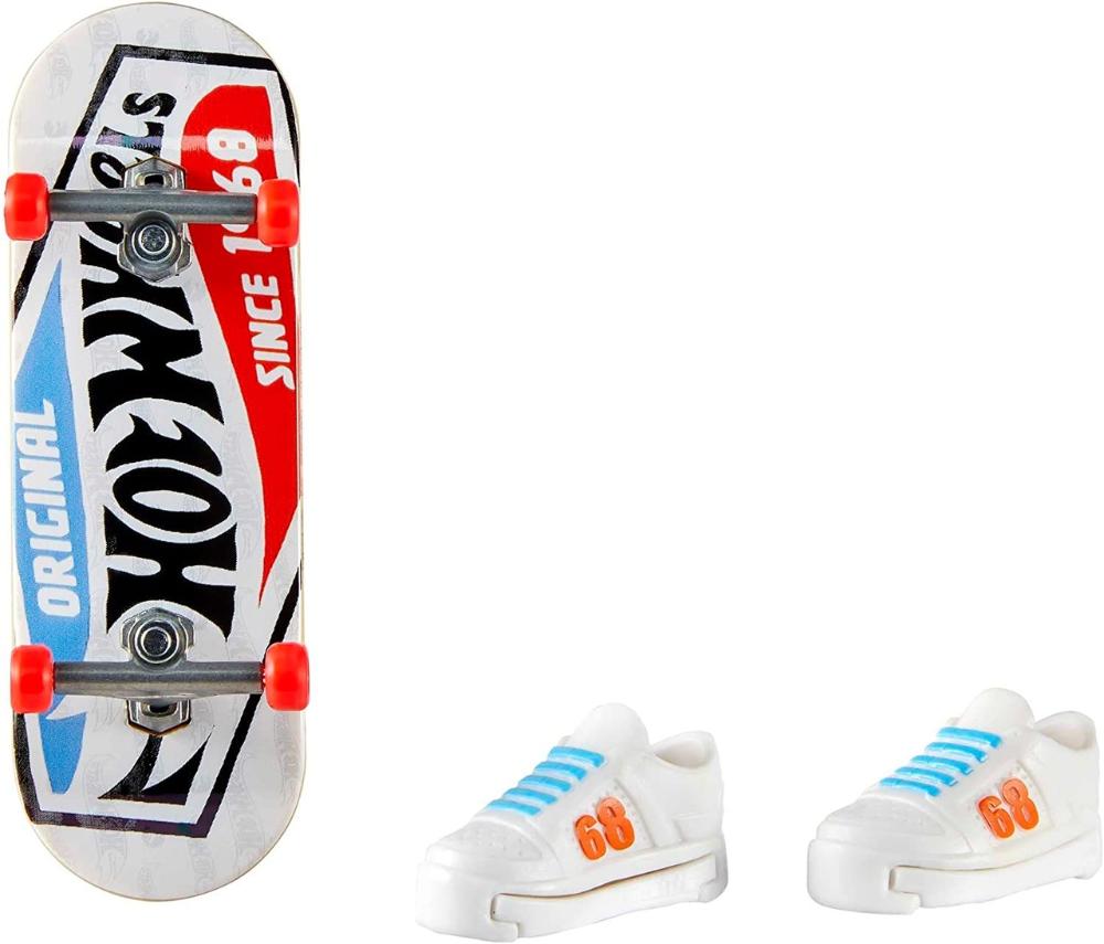 Hot Wheels - Skateboard com Tênis - Mattel