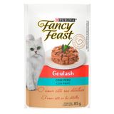 Racão Úmida Nestlé Purina Fancy Feast Sachê Goulash Com Peru Para Gatos Adultos - 85 G