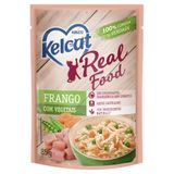 Ração Úmida Kelcat Real Food Frango Com Arroz E Vegetais - 85 G