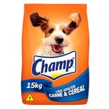 Ração Champ Carne E Cereais Para Cães Adultos - 15 Kg