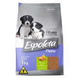 Ração Seca Espoleta Leite Para Cães Filhotes - 1 Kg