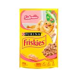 Ração Úmida Sachê Friskies Gatos Adultos Salmão ao Molho 85g