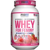 Whey For Feminy - 907g Morango - Profit Laboratórios