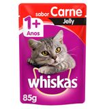 Ração Úmida Whiskas Sachê Carne Jelly Para Gatos Adultos - 85 G