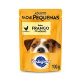 Ração Úmida Sachê Pedigree Cães Adultos Raças Pequenas Frango ao Molho 100g