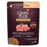 Ração Úmida Granplus Sachê Gourmet Trato Urinário Frango Para Gatos Adultos - 85 G