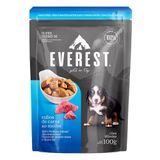 Ração Úmida Everest Cubos De Carne Ao Molho Para Cães Filhotes - 100 G