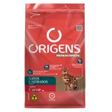 Ração Seca Origens Premium Especial Carne Para Gatos Castrados - 1 Kg