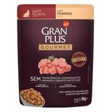 Ração Úmida Granplus Sachê Gourmet Frango Para Gatos Filhotes - 85 G