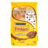 Ração Seca Nestlé Purina Friskies Megamix Para Gatos Castrados - 1 Kg