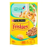 Ração Úmida Nestlé Purina Friskies Atum Ao Molho Para Gatos Adultos - 85 G