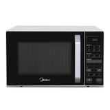 Micro-ondas 27L Branco Porta Preta Smartplate Midea MXSA27P2 - 220V