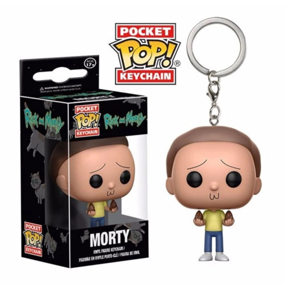 chaveiro funko pop rick and morty