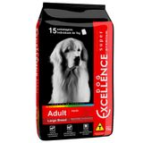 Ração Seca Dog Excellence Super Premium Arroz E Frango Para Cães Adultos Raças Grandes - 15 Kg