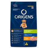 Ração Seca Origens Premium Especial Ligth Frango E Cereais Para Cães De Porte Médio E Grande - 3 Kg