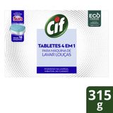 Tabletes 4 Em 1 Cif Para Máquina De Lavar Louças 315g