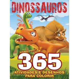 Almofada Cheia c/ Zíper Infantil Desenhos Dinossauros em Promoção
