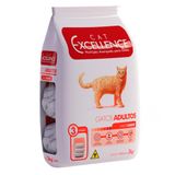 Ração Seca Cat Excellence Carne Para Gatos Adultos - 3 Kg