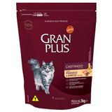 Ração Granplus Frango E Arroz Gatos Castrados Adultos - 3 Kg