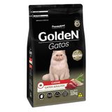 Ração Seca Premier Pet Golden Gatos Adultos Carne - 3 Kg