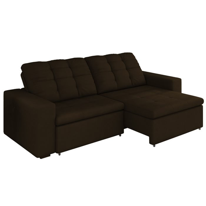 Sofa Retratil E Reclinavel 210 Cm Max Veludo Sl 942 Moll