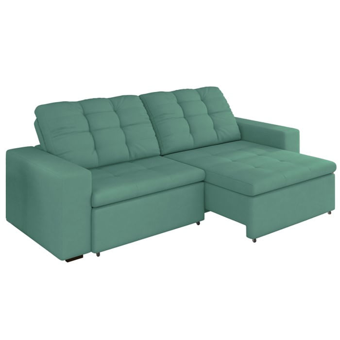 Sofa Retratil E Reclinavel 210 Cm Max Veludo Sl 946 Moll