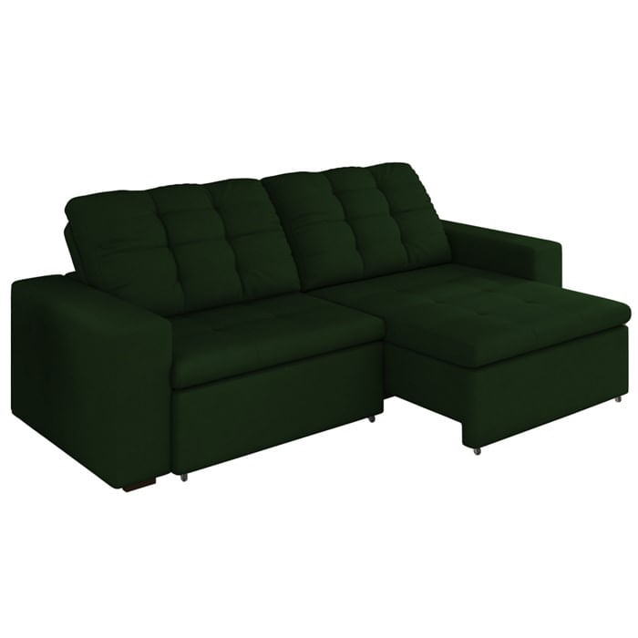 Sofa Retratil E Reclinavel 210 Cm Max Veludo Sl 947 Moll