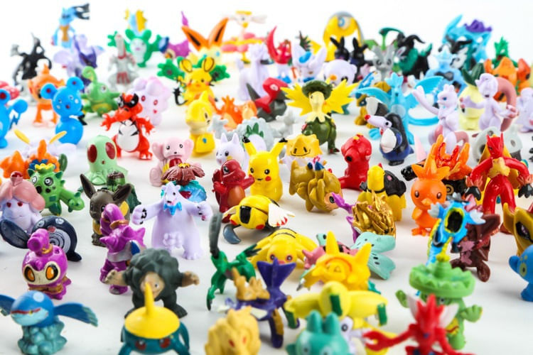 144 Bonecas Pokémon Figuras + 1 Pokeball Pikachu Pokemon