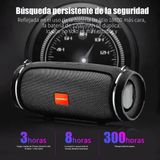 Alto-falantes Bluetooth Sem Fio Portátil Recarregável Preto
