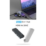 Usb Tipo C Splitter Hub Macbook Pro Com Hdmi Usb 3.0 Sd Ca