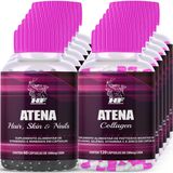 KIT ATENA HAIR SKIN NAILS+COLAGENO VERISOL HF SUPLEMENTS 6X