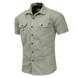 Casual Fashion Manga Curta Masculina T-shirt S