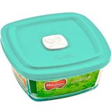 Pote Quadrado Facilita 500ml Com Tampa Verde - Marinex