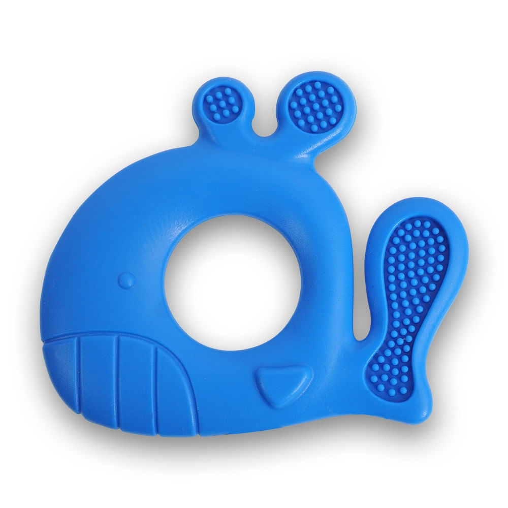 Mordedor De Silicone Ocean Friends Baleia Multikids Baby - Bb1237