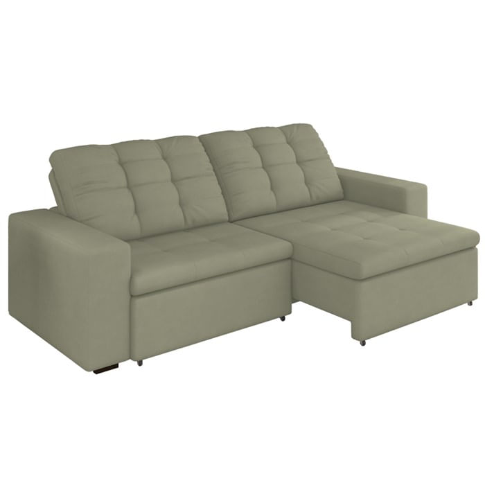 Sofa Retratil E Reclinavel 230 Cm Max Veludo Sl 940 Moll