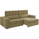 Sofa Retratil E Reclinavel 3 Lugares 218 Cm Evidence Sl 945 Veludo Moll