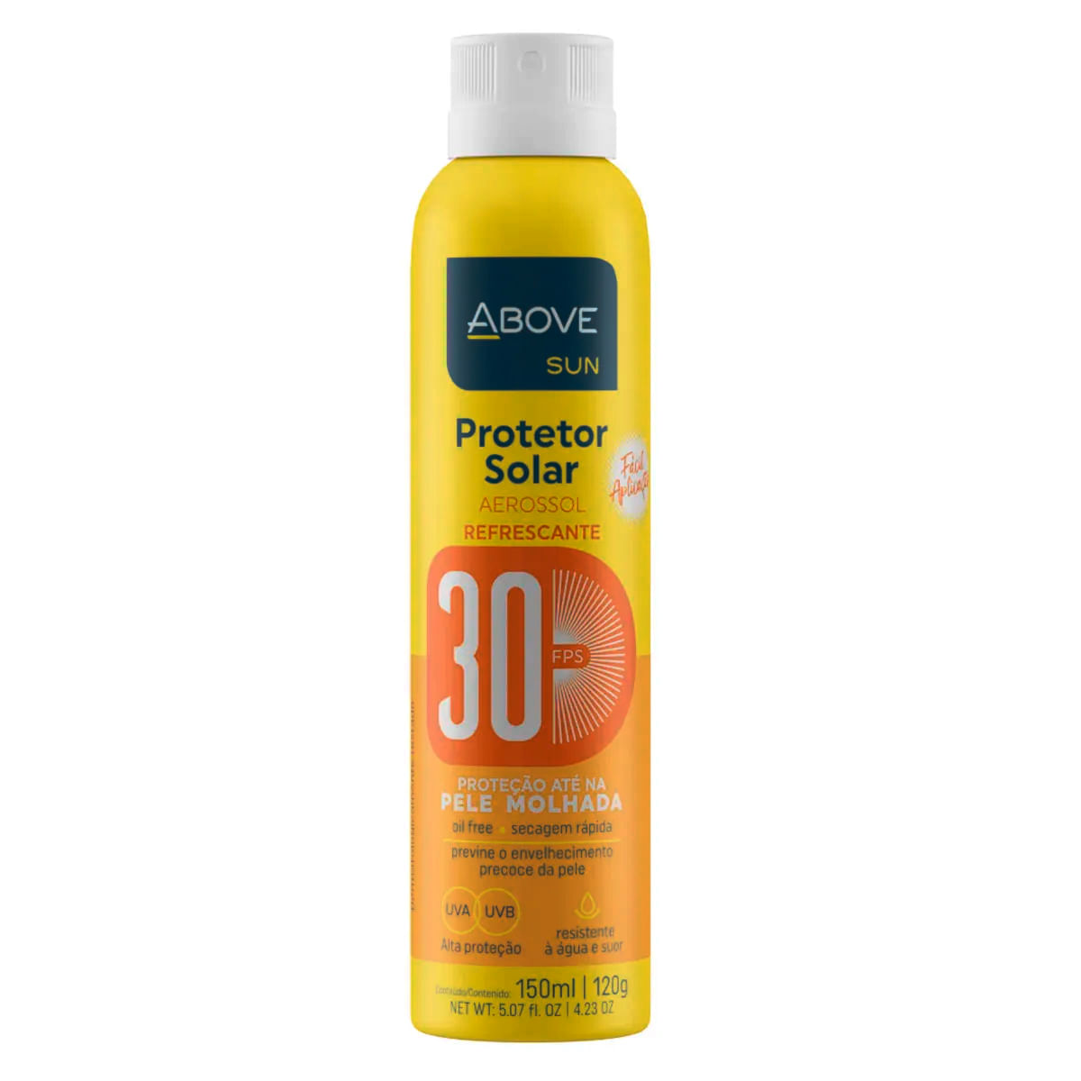 Protetor Solar Above Fator 30 Fps Spray Aerossol 150ml Filtr