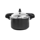 Panela De Pressão Antiaderente Brinox 5,4l Indução Ceramiclife Pressure Preto