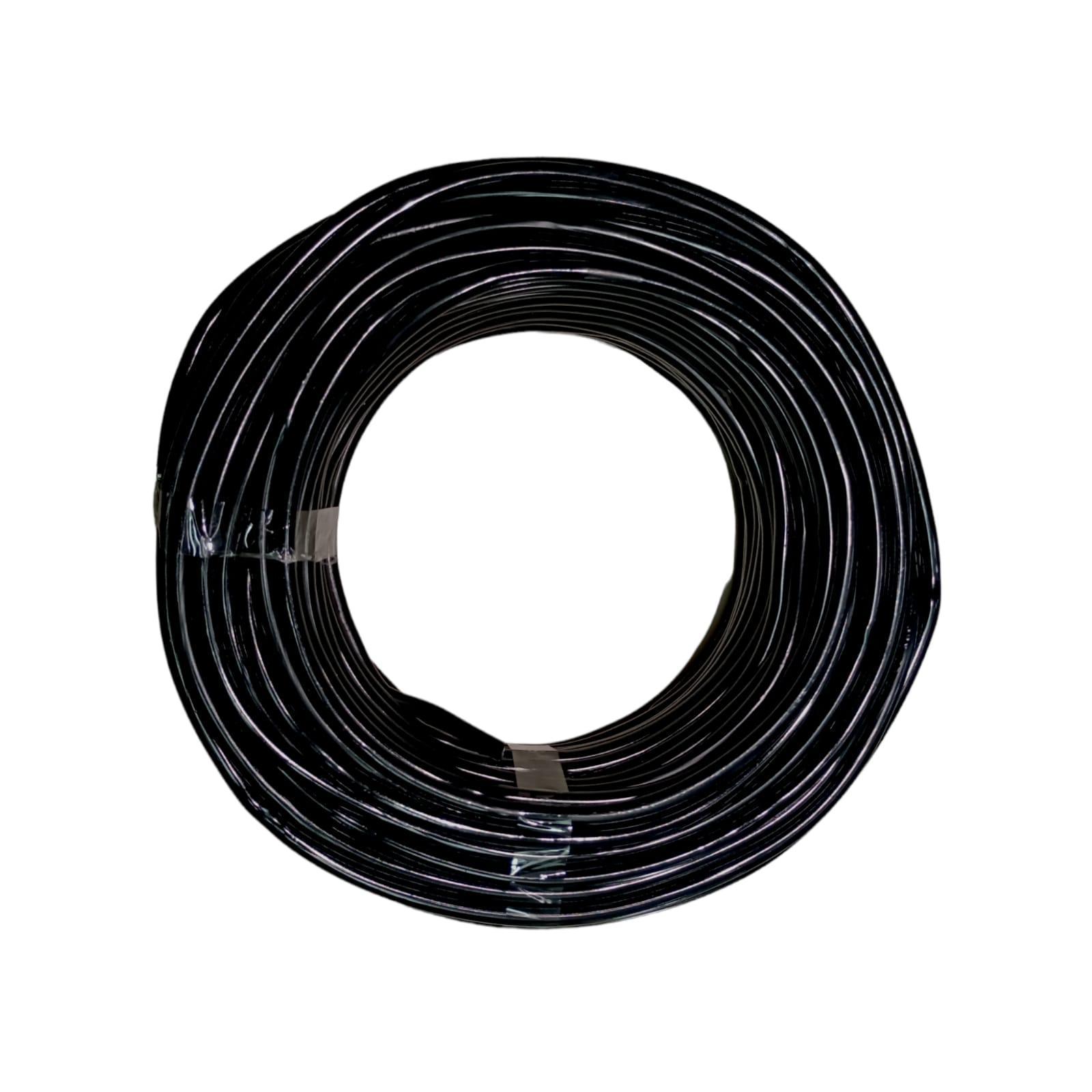 Fio Eletrico 10 Mm 50 Metros Preto