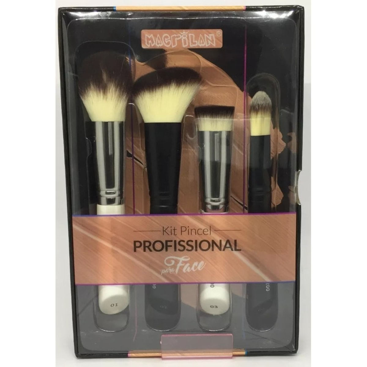 Macrilan Kit de Pincéis para Face W200