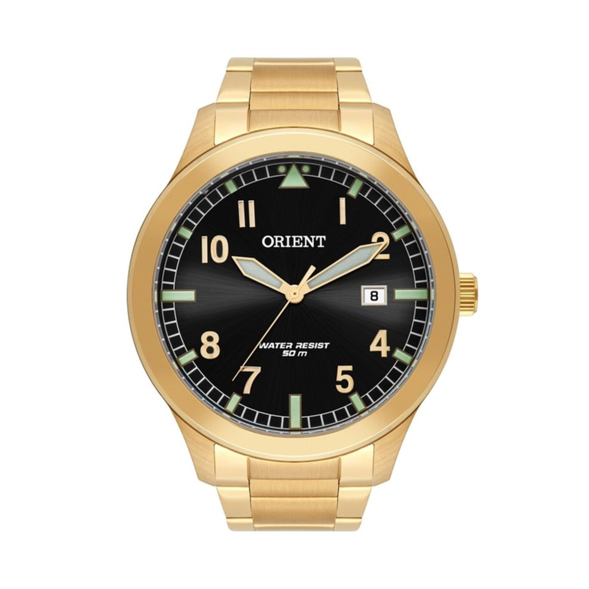 Relógio Orient Masculino Mgss1181 P2kx Aço Dourado