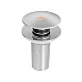 Válvula Click Inox Cuba, Bidê Ou Tanque 4Cm Ou 40Mm