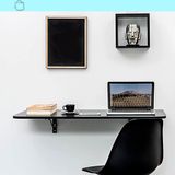 Mesa Bancada De Parede Dobravel 80x41 Bemfixa Cor:preta