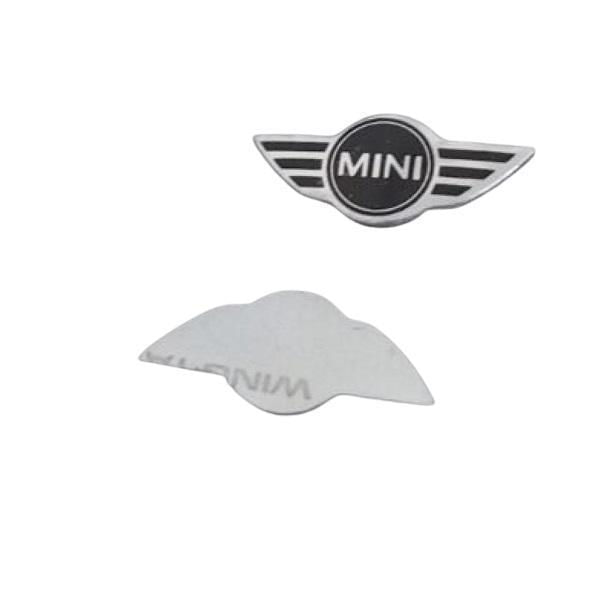 1 Aplique Emblema Adesivo Mini Cooper Chave Aluminio